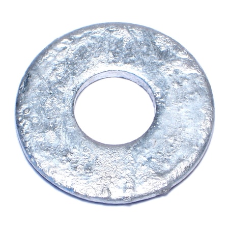 Flat Washer, Fits Bolt Size 1/2 In ,Steel Galvanized Finish, 130 PK